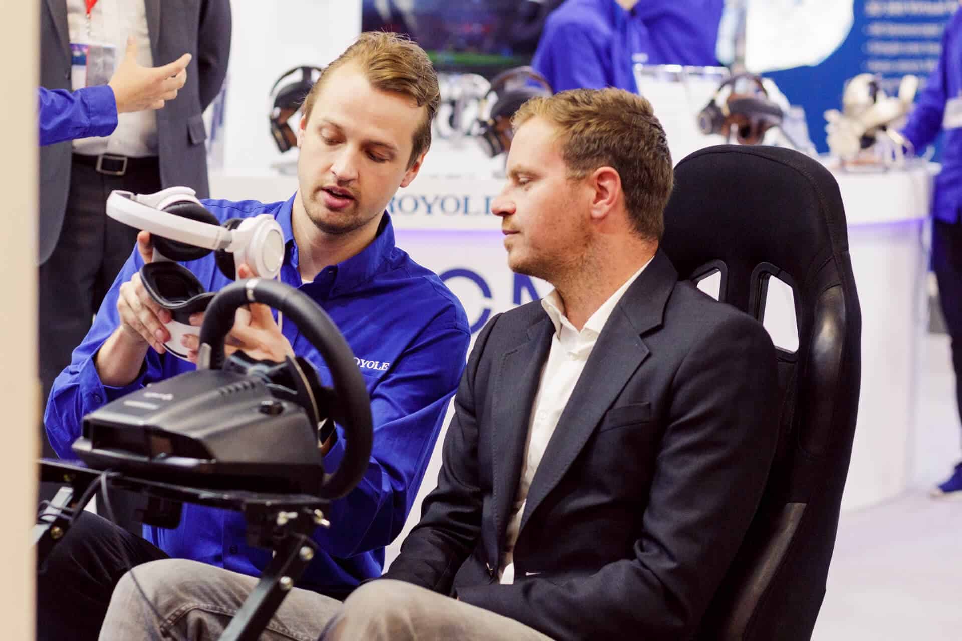 Produktdemonstration Messe TRUST Promotion