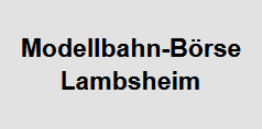 TrustPromotion Messekalender Logo-Modellbahn- & Modellauto-Börse Lambsheim in Lambsheim